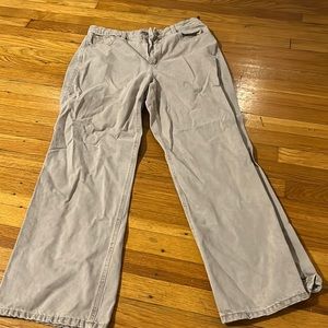 Garage Denim Street Wide Leg Jeans- Tan